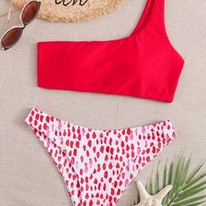 Shein Red Bikini